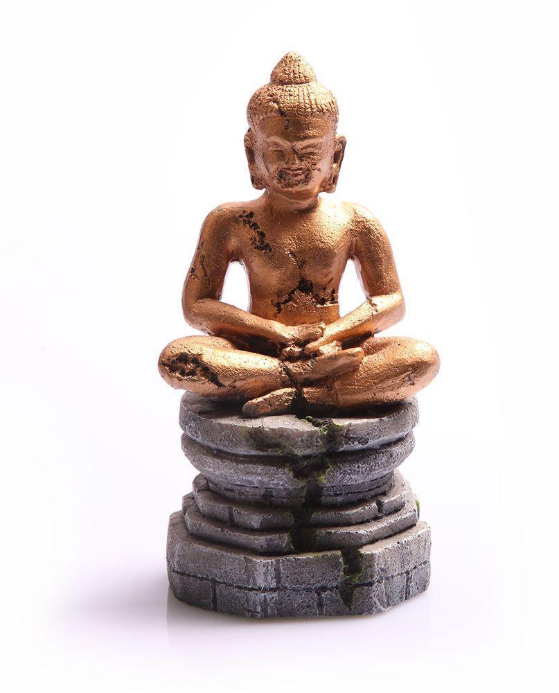 Aqua One Meditating Buddha Gold Ornament (36853)