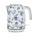 Laura Ashley Electric 1.7L Jug Kettle Stainless Steel Water Boiler China Rose