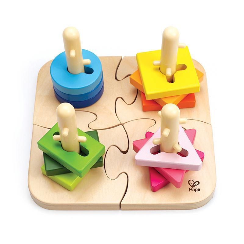 Hape - Creative Peg Puzzle Kids Wooden Toy