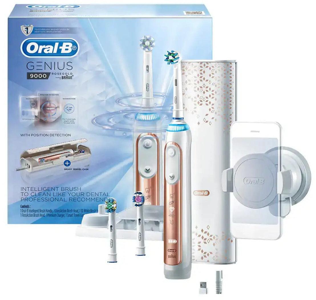 Oral-B Genius 9000 Electric Toothbrush - Rose Gold