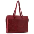 Pierre Cardin Croc-Embossed Leather Business 13in Computer/Laptop Bag