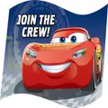 8Pcs Invitation Card Cars Lightning McQueen Value Party Pack Party Supplies Kids Birthday Decoration