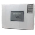 Belledorm Jersey Cotton Contour Pillowcase (Pair) (White) (L)