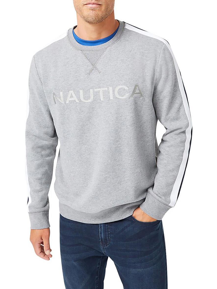 Nautica Vintage Fit Logo Crew Neck Sweater Mens