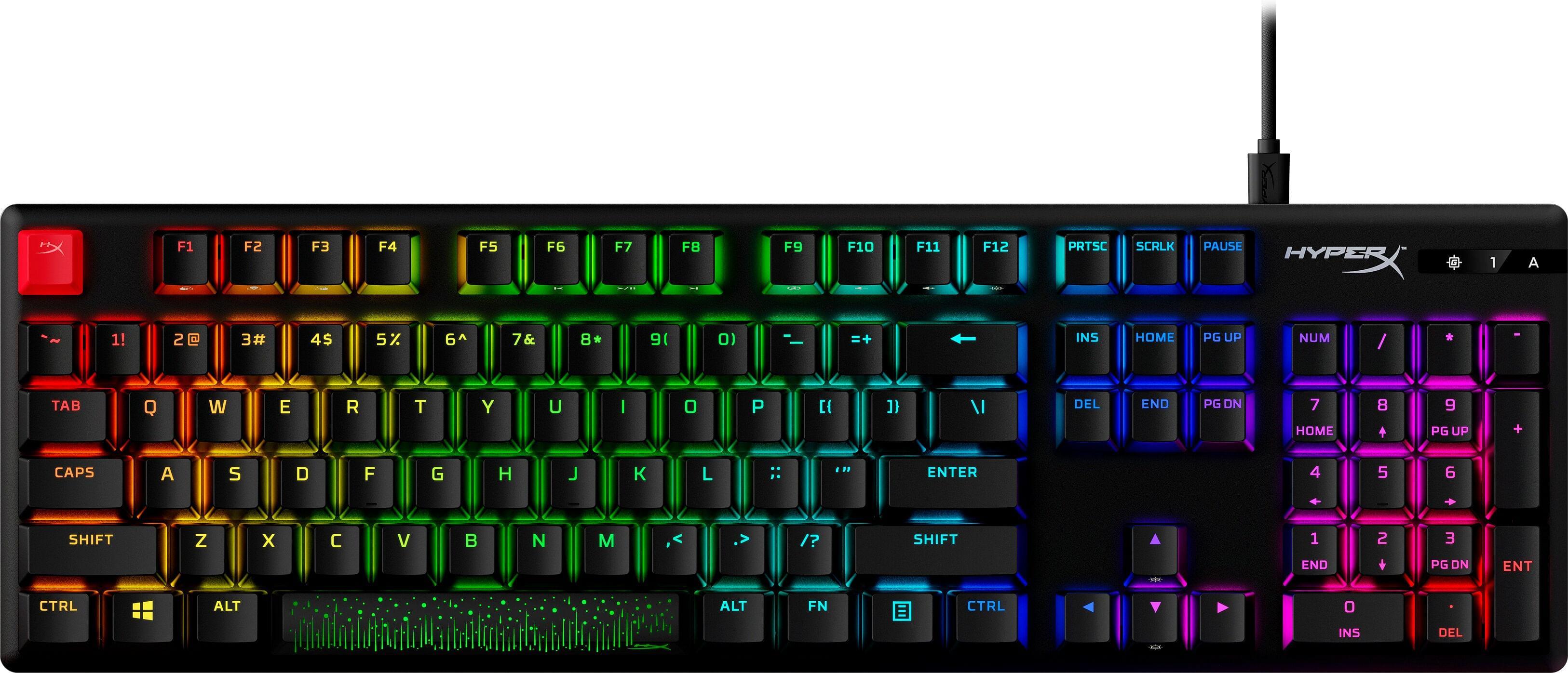 HP HyperX Alloy Origins PBT HX Mechanical Gaming Keyboard - Aqua [639N5AA]