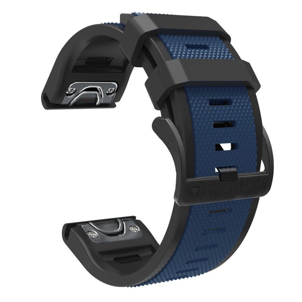Replacement Dual Colour Silicone Watch Straps Compatible with the Garmin Forerunner 945