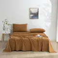 Micro Flannel Sheet Set (Rust) - King