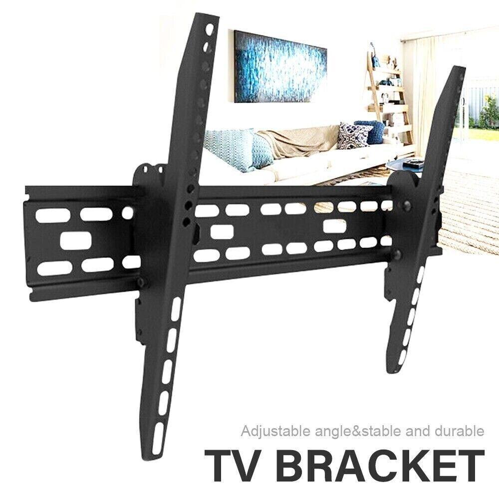 TV Wall Mount Bracket Tilt Slim LCD LED 32 40 42 47 50 55 60 62 65 70 inch