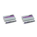 2x 5pc Lamy Hangsell T10 Fountain Pen Ink Plastic Cartridges Moderate Violet