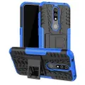 Nokia Nokia 5.3 (2020) Armor Shockproof Stand Phone Case Cover (Blue)
