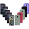 Nokia Nokia N6 Gel Silicone Rubber Phone Case Cover + Tempered Glass (Black)