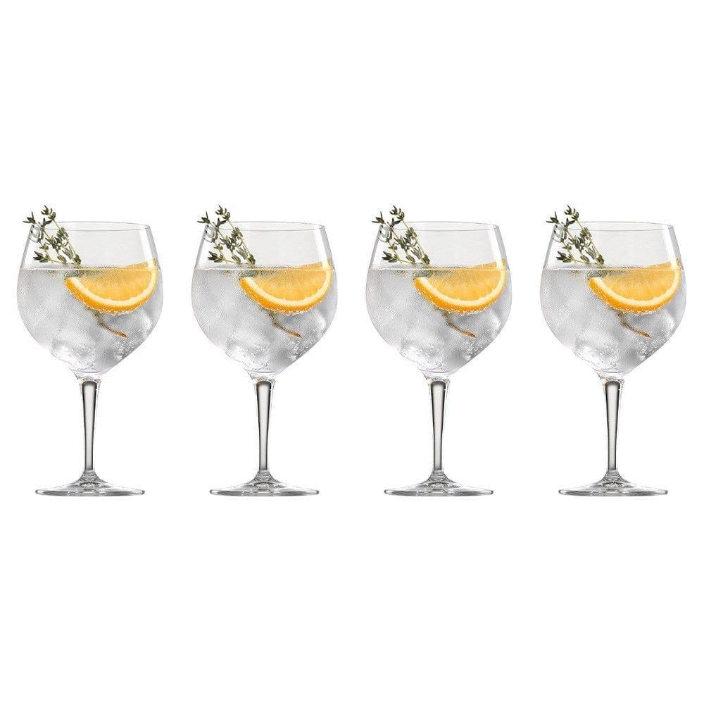 Spiegelau 4 Piece Crystal Gin & Tonic Glass Set 630ml