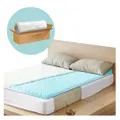 Comfeezzz Memory Foam Topper Mattress Toppers Single Cool Gel Bamboo Cover 7-zone Pad Mat