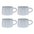 4x Ecology Ottawa Stoneware Rustic Drinking/Coffee/Tea Mug 365ml - Orchid
