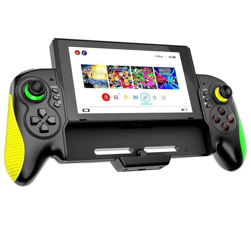 Integrated Joy-Con Direct-Plug Gamepad For Nintendo Switch - Green/Yellow