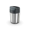 Joseph & Joseph Sipp Stainless Steel 340ml Travel Mug Drink Cup w Lid Anthracite