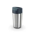 Joseph & Joseph Sipp Stainless Steel 454ml Travel Mug Drink Cup w Lid Anthracite