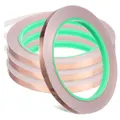 4 Rolls Copper Tapes Conductive Copper Foil Tapes Self Adhesive Electrical Tapes 20 meter/roll