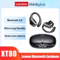 XT80 Bluetooth 5.3 Earphones True Wireless Headphones with Mic Button Control Noise uction Earhooks Waterproof Headset
