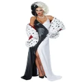 Cruel Diva Devil Villain Dalmatians Movie Adult Womens Costume