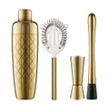 Maxwell & Williams Cocktail & Co. Lafayette Cocktail Bar Tool Set - Gold - 4pc