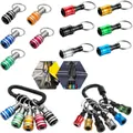 11IN1 Hex Shank Screwdriver Bits Holder Keychain Extension Bar Drill Screw Aluminum Adapter Non Slip Quick Release
