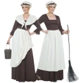 Colonial Village Woman Pioneer Olden Day Pilgrim Victorian Womens Costume