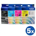 20 Pack Original Brother LC-139XL/LC-135XL LC139XL/LC135XL High Yield Ink Combo [5BK+5C+5M+5Y]