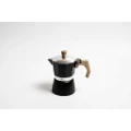 Coffee Culture Italian Stove Top Coffee Espresso Maker Percolator 3 Cup Black