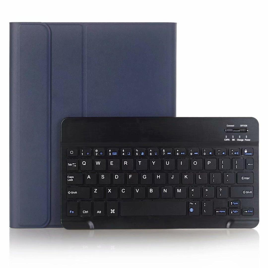 MCC For Samsung Galaxy Tab A8 10.5" Keyboard Case Cover S Pen Slot X200 X205 [Dark Blue]