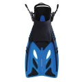 Mirage Gold Series Crystal Kids Dive Fins with Adjustable Heel Strap Blue Size S-XL