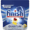 Finish Powerball Quantum Ultimate Powerful Clean & Shine Lemon Sparkle 50 Tablets