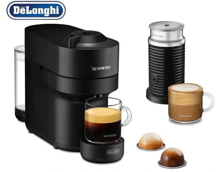 DeLonghi 1.1L Vertuo Pop Nespresso Coffee Machine Bundle - Black ENV90BAE