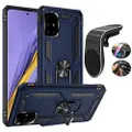Samsung Galaxy S20 FE 4G / 5G Shockproof Case Cover + Magnetic Holder (Blue)