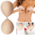 Goodgoods Ladies 2 Pieces Strapless Sticky Bra Invisible Lift up Adhesive Push up Bra Backless Bra(C)