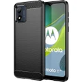 For Motorola Moto E13 Heavy Duty TPU Cover Anti Knock Case - Black