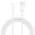 Baseus Superior Series 2.4A USB-A to Lightning Data Cable 2Meter - White