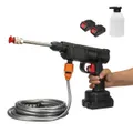 Cordless Electric High Pressure Water Spray Gun Car Washer Cleaner With 2 Battery