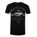 Ford Mens Mustang The Boss Is In T-Shirt (Black) (XL)