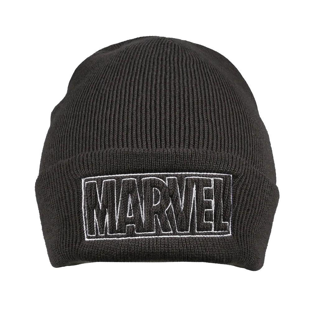 Marvel Mens Logo Beanie (Grey) (One Size)