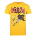 DC Comics Mens Batman No. 1 T-Shirt (Golden Yellow) (M)