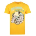 DC Comics Mens Batman Vs Joker T-Shirt (Gold) (M)