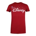 Disney Womens/Ladies Logo T-Shirt (Cardinal Red) (XL)