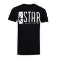 DC Comics Mens Star Labs Cotton T-Shirt (Black) (L)