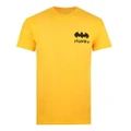 DC Comics Mens Batman Vs Joker Japanese Logo T-Shirt (Golden Yellow/Black) (L)