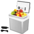 Advwin 24L Portable Mini Fridge Electric Cooler & Warmer Small Drinks Refrigerator Grey