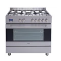 Euro Freestanding Oven 900mm Dual Fuel Stainless Steel EV900DPSX