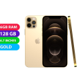 Apple iPhone 12 Pro MAX (128GB, Gold) Australian Stock - Refurbished - As New
