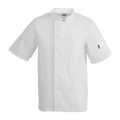 Whites Vegas Chefs Jacket Short Sleeve White Polycotton - Size XL