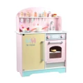 Ekkio High-quality MDF Board Wooden Kitchen Playset for Kids (Japanese Style Kitchen Set, Pink)